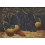 A Mason, Still life of fruit, a pair