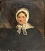 Victorian School, Head and shoulders portrait of a lady