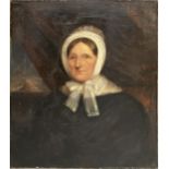 Victorian School, Head and shoulders portrait of a lady