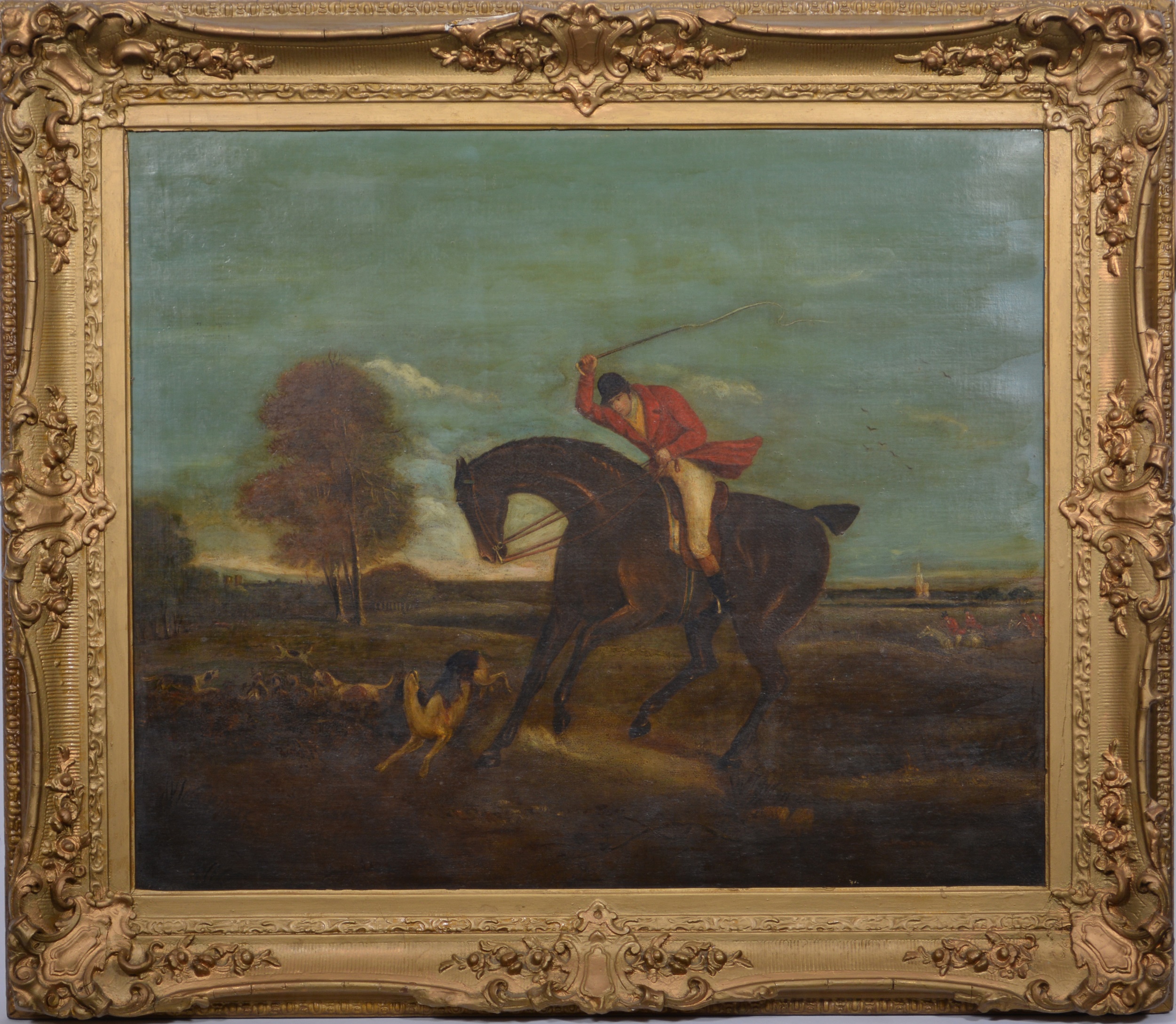 Follower of William Shayer, Sporting landscape - Image 2 of 6