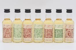 The Whisky Connoisseur - the complete Alphabet in Miniature set