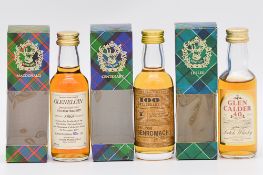 Gordon & MacPhail, five special miniature whisky bottlings