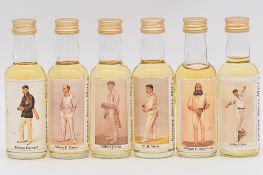 The Whisky Connoisseur miniatures series - Cricketers