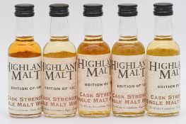 The Whisky Connoisseur - ten miniatures - Cask Strength