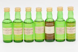 Cadenhead's Miniature Authentic Collection, seven Highland whiskies