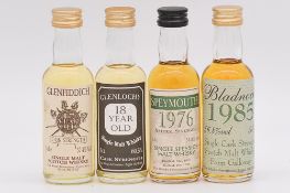 The Whisky Connoisseur - eight assorted cask strength miniature whiskies
