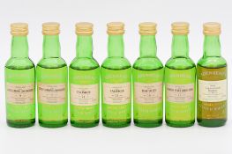 Cadenhead's Miniature Authentic Collection, seven assorted whiskies