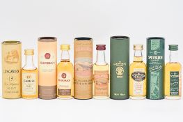 Fourteen assorted single malt Scotch miniature whiskies