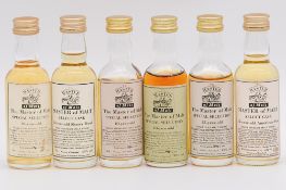 The Master of Malt - six whisky miniatures