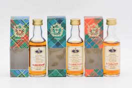 Gordon & MacPhail, six commemorative miniature whisky bottlings