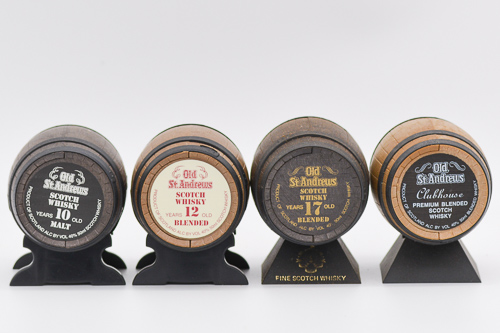 Collection of St Andrews whisky barrel miniatures - Image 2 of 4