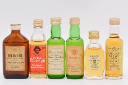 Twelve assorted miniature blended Scotch whiskies