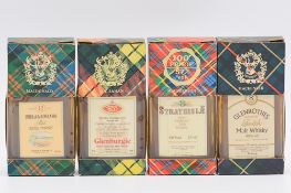 Gordon & MacPhail, Tartan Miniature Collection, ten flat bottles in packs