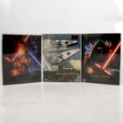 Three Star Wars - The Force Awakens Nova Media Steelbook Blu-rays