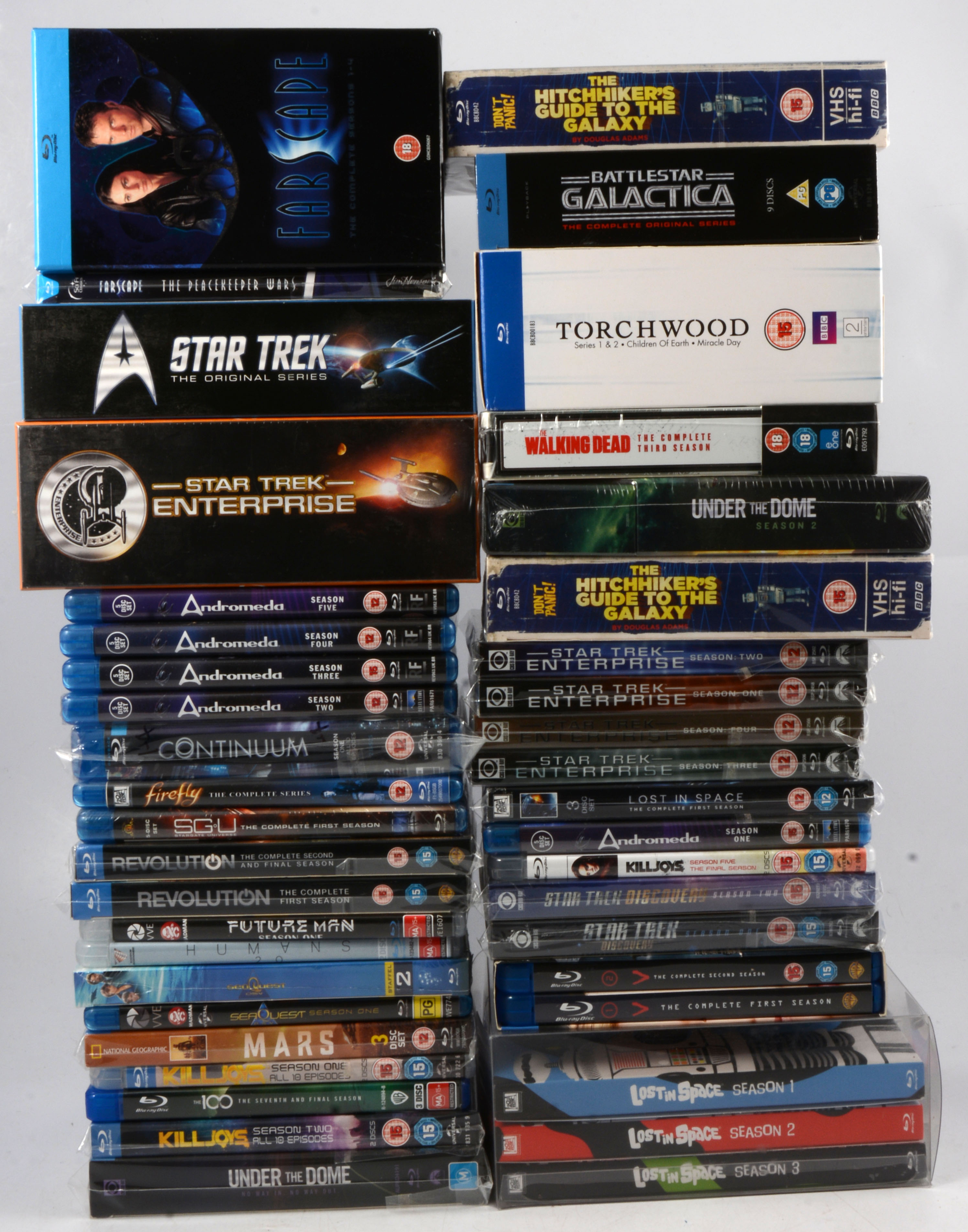 Large quantity of Blu-ray TV series box sets, approx 100, including Star Trek - Image 2 of 3