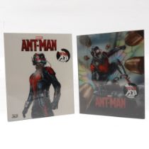 Two Nova Media Steelbook Lenticular 3D Blu-rays, two Ant-man
