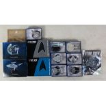Eaglemoss Collections, ten model spacecraft, all boxed, plaques etc.