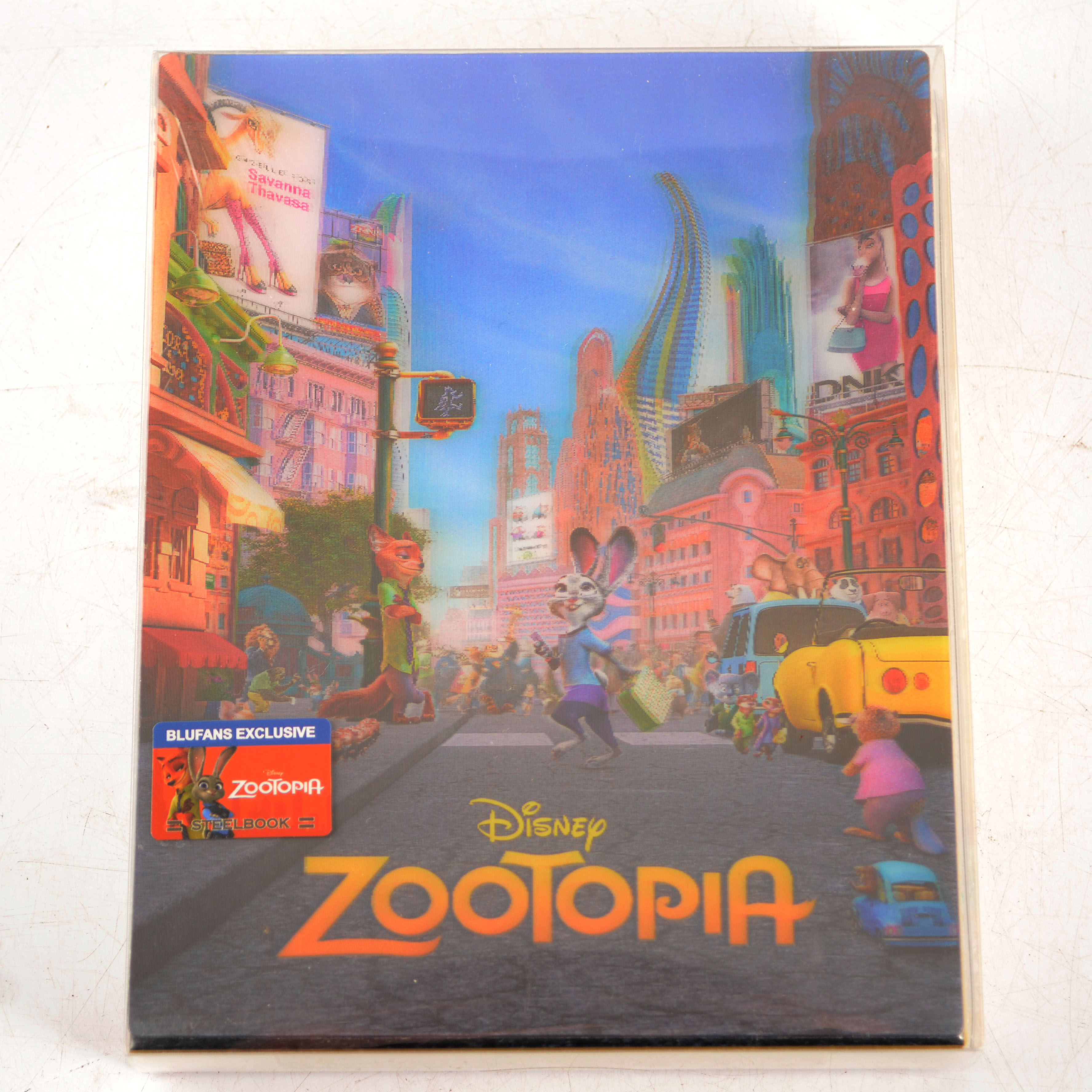 Blufans Exclusive Steelbook Lenticular Blu-ray, Zootopia by Disney - Image 2 of 2