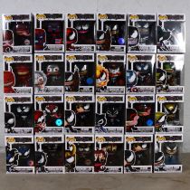 Funko Pop! Marvel Venom, twenty-four different boxed figures