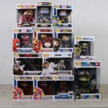 Funko Pop! Thirteen Marvel larger models including 86 Valkyrie's Flight etc.