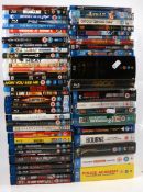 Blu-ray film selection, seventy-three mixed films and box film sets, including Indiana Jones