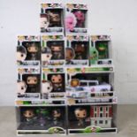 Funko Pop! Eleven Ghostbusters figures, including 730 Banquet Room etc