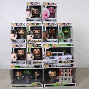 Funko Pop! Eleven Ghostbusters figures, including 730 Banquet Room etc