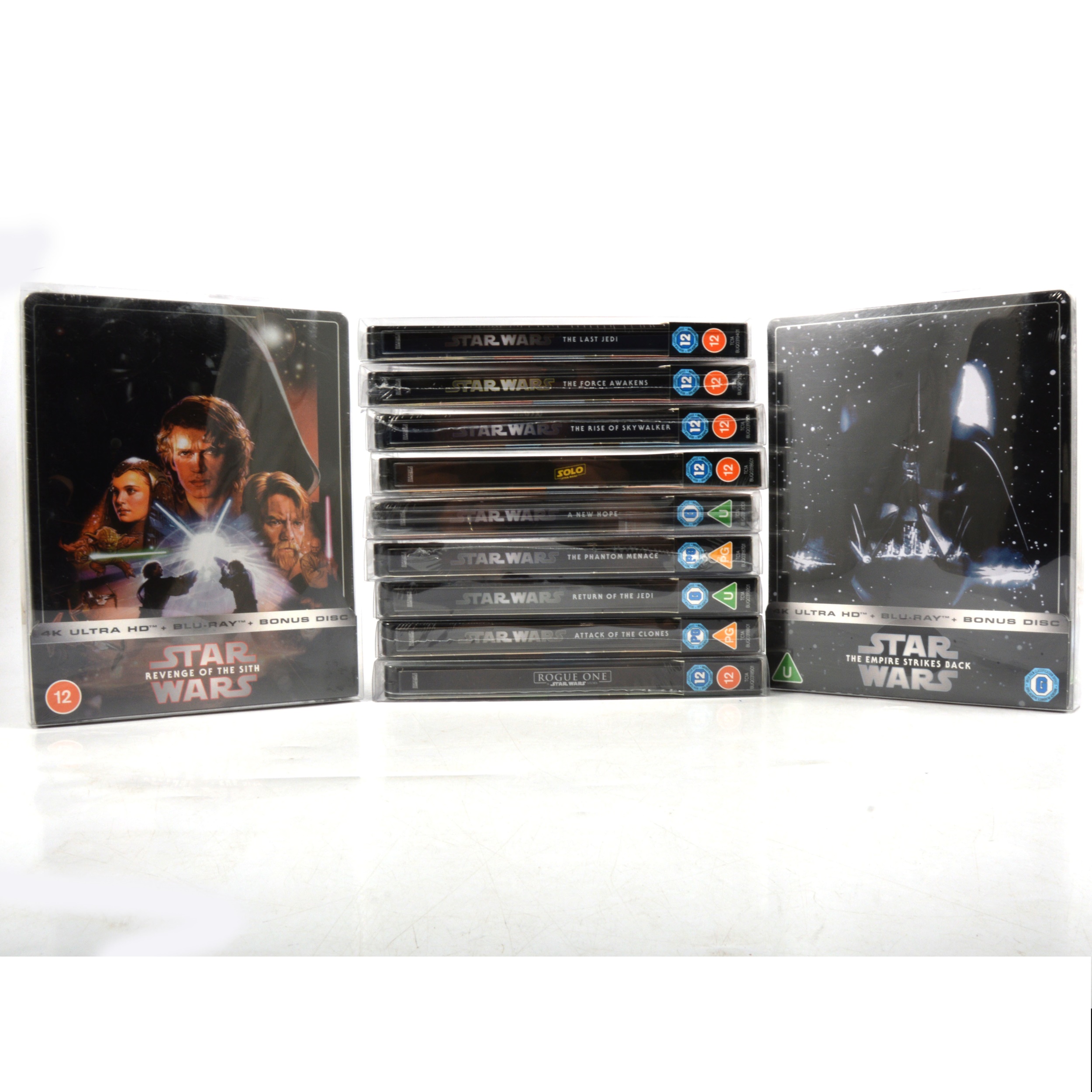 Complete Star Wars 4K Ultra HD Steelbook Blu-ray collection