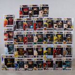Funko Pop! Thirty Marvel figures, various series including 301 Howard the Duck; 07 Stan Lee etc.