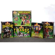 Power Ranger by BanDai, five sets including Titanos and others.