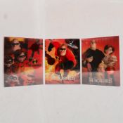 Three Disney The Incredibles KimchiDVD Steelbook Lenticular 3D Blu-rays.