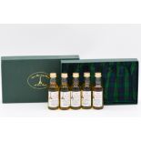 James MacArthur's - a five miniature bottle presentation gift set of cask strength whisky