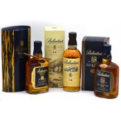 Ballantine's - three bottles of 12 year old, Special Reserve blended Scotch whisky