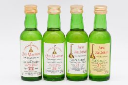 James MacArthur's - Glen Keith, four bottlings