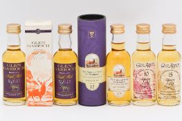 Twelve assorted single Highland malt whisky miniatures