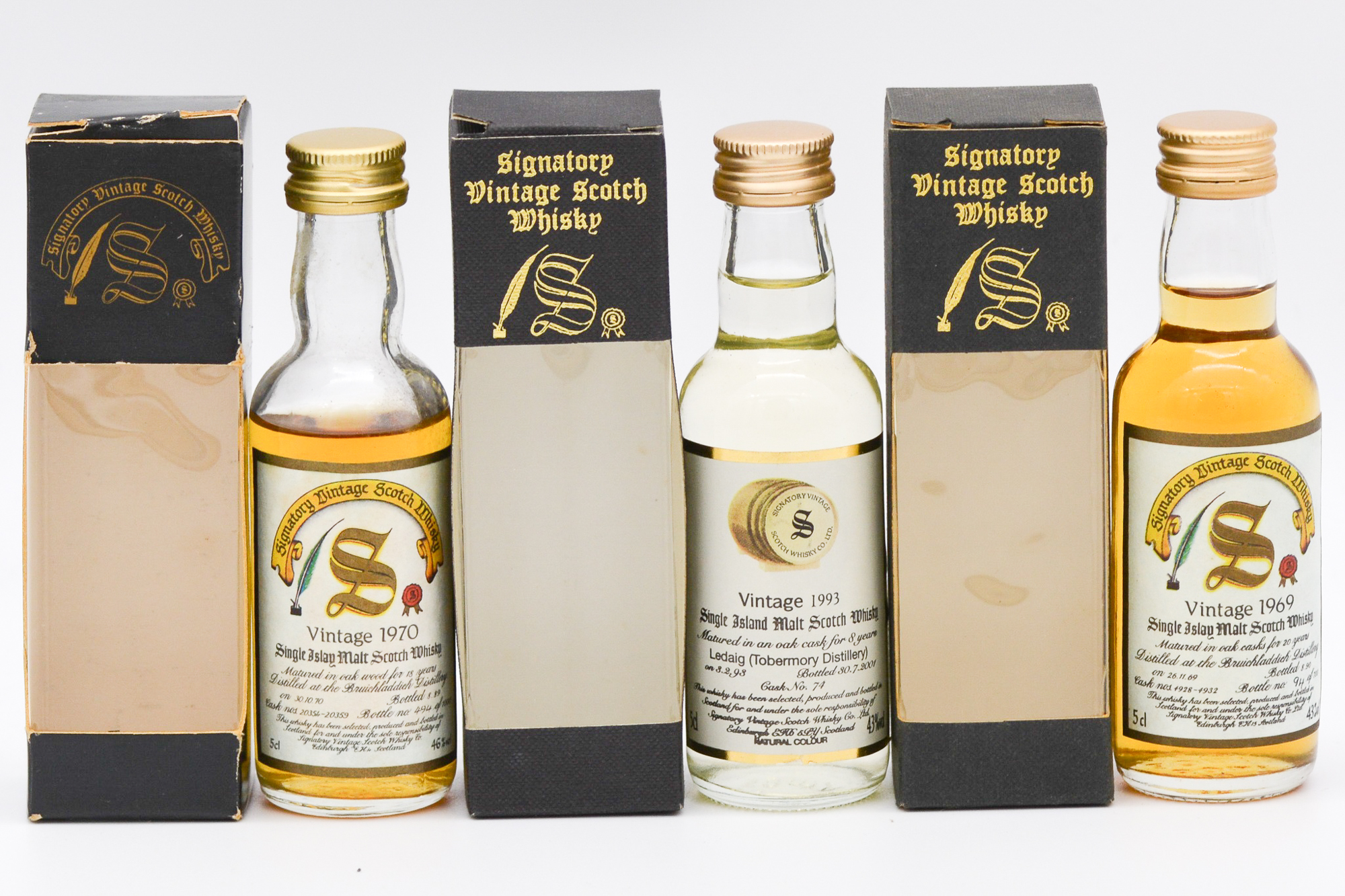 Signatory Vintage - seven Islay malt whisky miniatures - Image 3 of 4