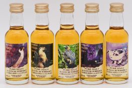 Cumbrae Supply Co - The Scottish Wildlife Series, twelve miniature whiskies