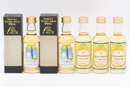 Mini Bottle Club - five limited edition bottlings for past AGMs