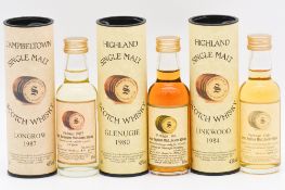 Signatory Vintage - Three Highland whisky miniatures