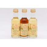 James MacArthur / Mini Bottle Club - Set 5 - three limited edition whisky miniature bottlings