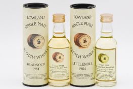 Signatory Vintage - five bottles of single Islay and Lowland malt whiskies