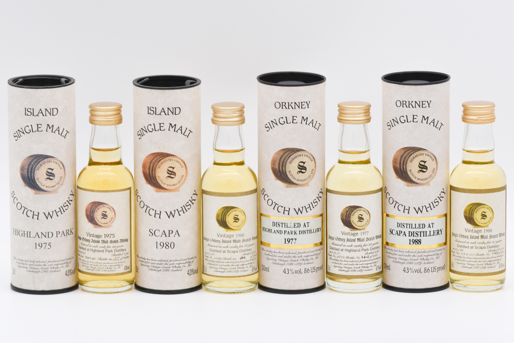 Signatory Vintage - Four Island whisky miniatures