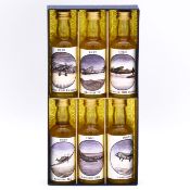 The Whisky Connoisseur - RAF 80th Anniversary, a complete set of six miniature whiskies