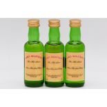 James MacArthur / Mini Bottle Club - Set 3 - three limited edition whisky miniature bottlings
