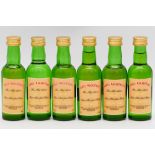 James MacArthur / Mini Bottle Club - Set 2 - six limited edition whisky miniature bottlings: