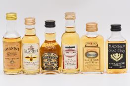 Assorted blended Scotch whisky miniatures