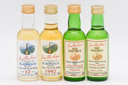 James MacArthur's - Bladnoch, single Lowland malt whisky, nine bottlings