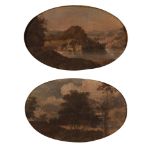 Pair of landscapes XVIII century