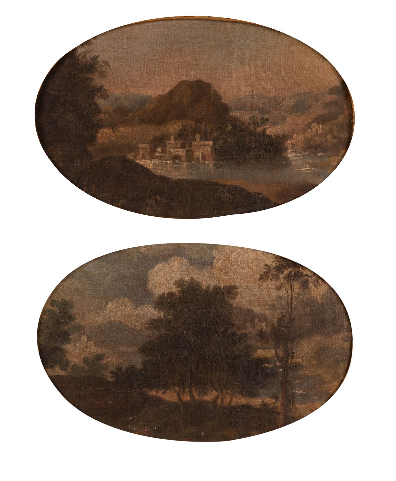 Pair of landscapes  XVIII century
