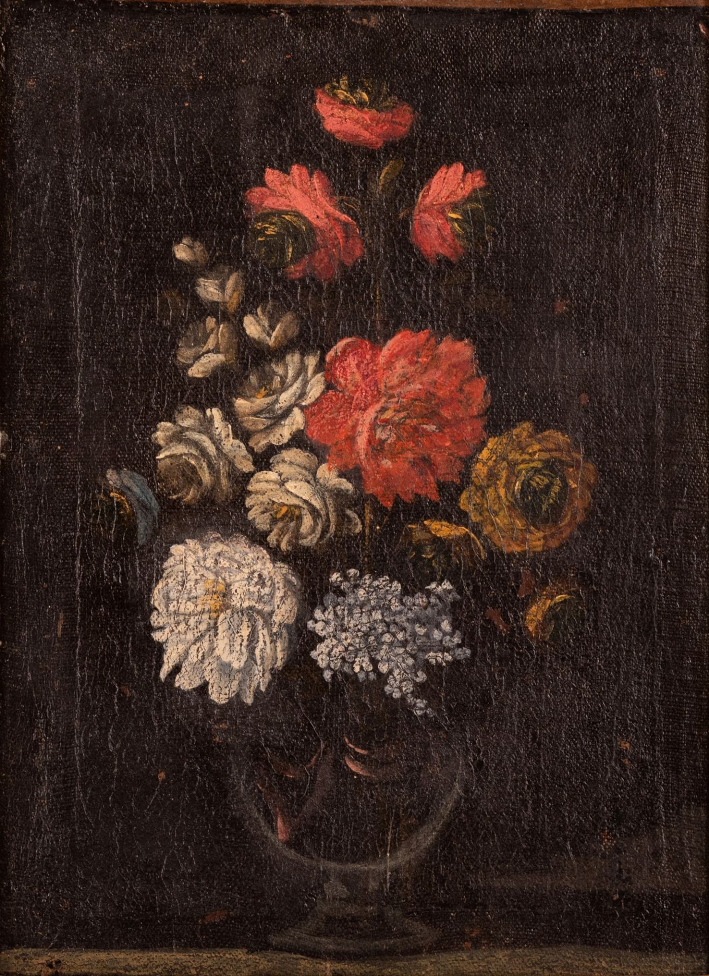 still life with flowers in a vase   18th century